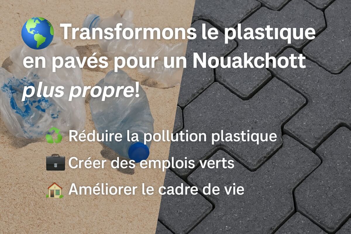 Transformons le plastique en pavés pour un Nouakchott plus propre 
